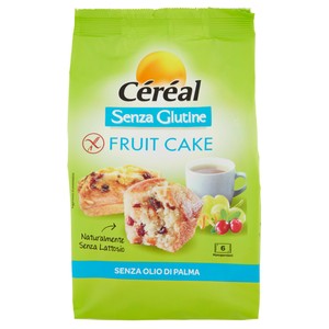 Tortine Fruit Cake Alla Frutta Senza Glutine E Lattosio 6x33g Céréal - Foto 1