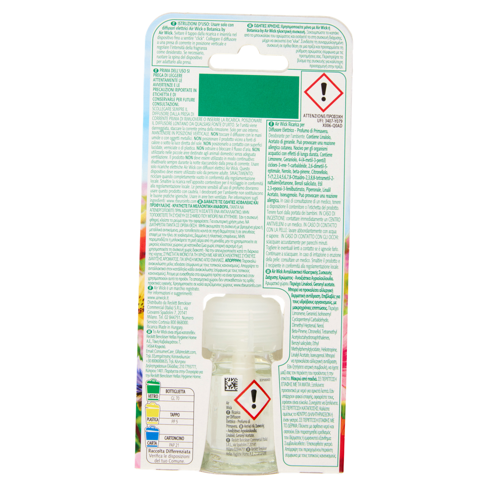 Ricarica Per Diffusore Elettrico Al Profumo Di Primavera Air Wick - Foto 3