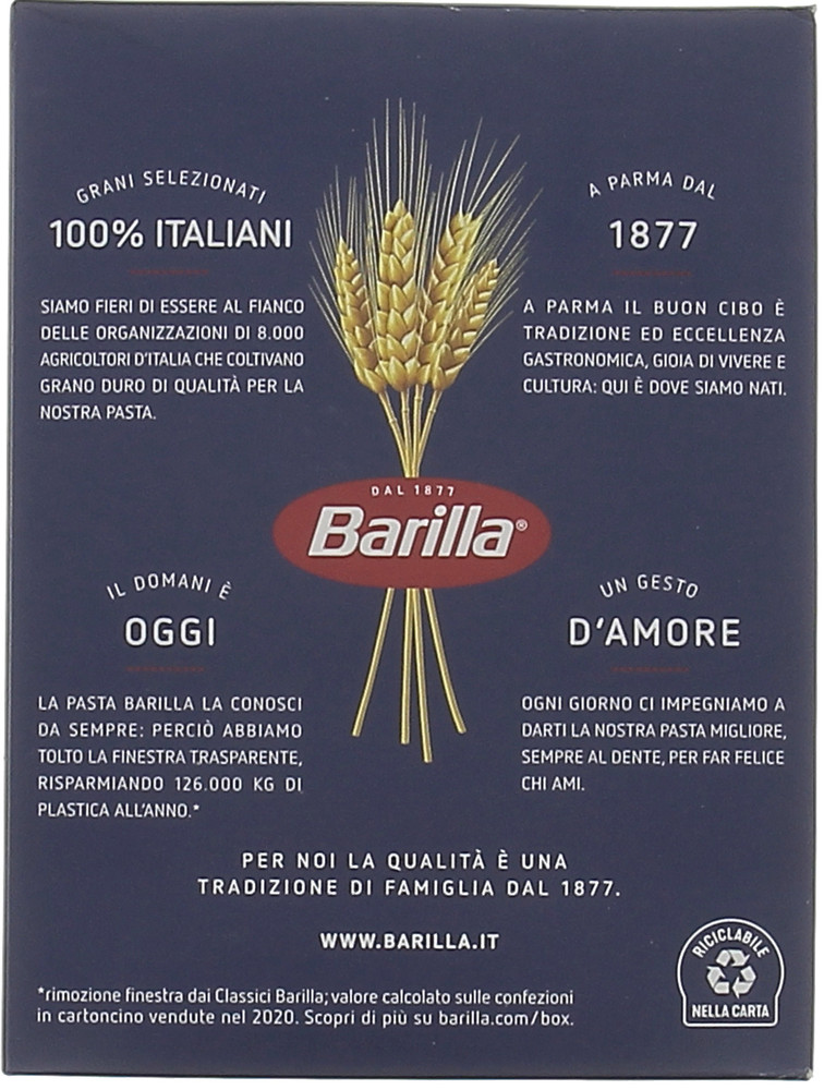 Pasta Tortiglioni N.83 100% Grano Italiano Barilla - Foto 3