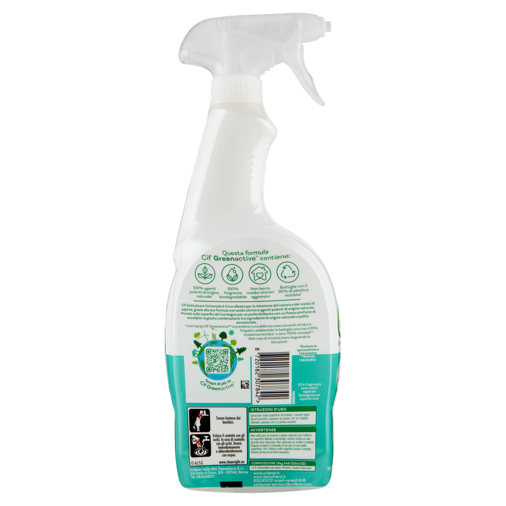 Anticalcare Spray Superfici Green Active Cif - Foto 3