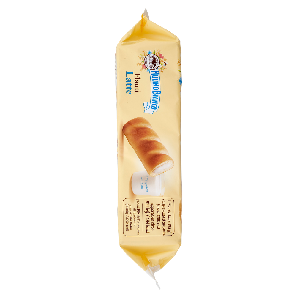 Merendine Flauti Con 100% Latte Fresco 8x35g Mulino Bianco - Foto 2