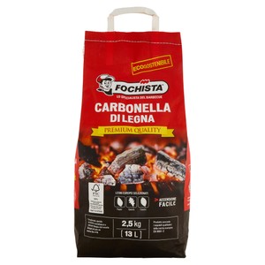 Bio-Carbonella 2,5 Kg. Fochista - Certificata Fsc - Foto 1