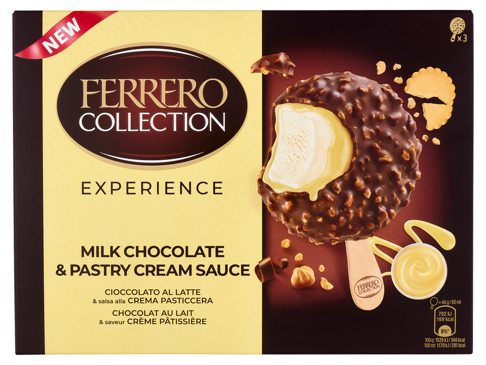 3 Stecchi Gelato Crema Pasticcera Ferrero Collection - Foto 1