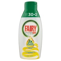 Gel Lavastoviglie Fairy Platinum Lemon 30 + 2 Lavaggi Gel Lavastoviglie Fairy Platinum Lemon 30 + 2 Lavaggi