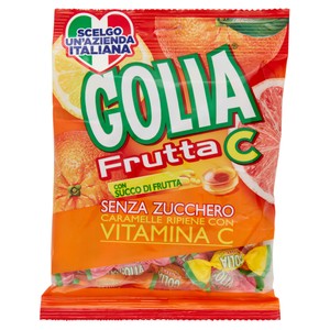 Caramelle Frutta C Con Ripieno Al Gusto Agrumi Senza Zucchero Golia - Foto 1