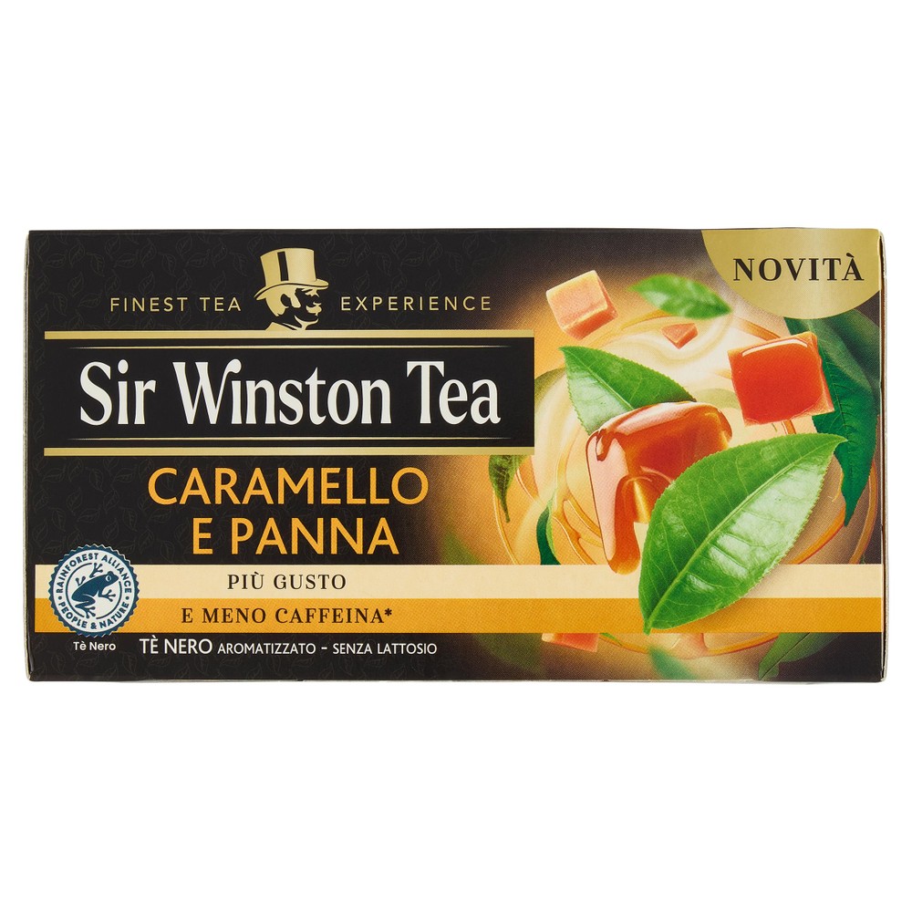 Te' Nero Caramello E Panna Sir Winston Tea, Conf.20 Filtri - Foto 1