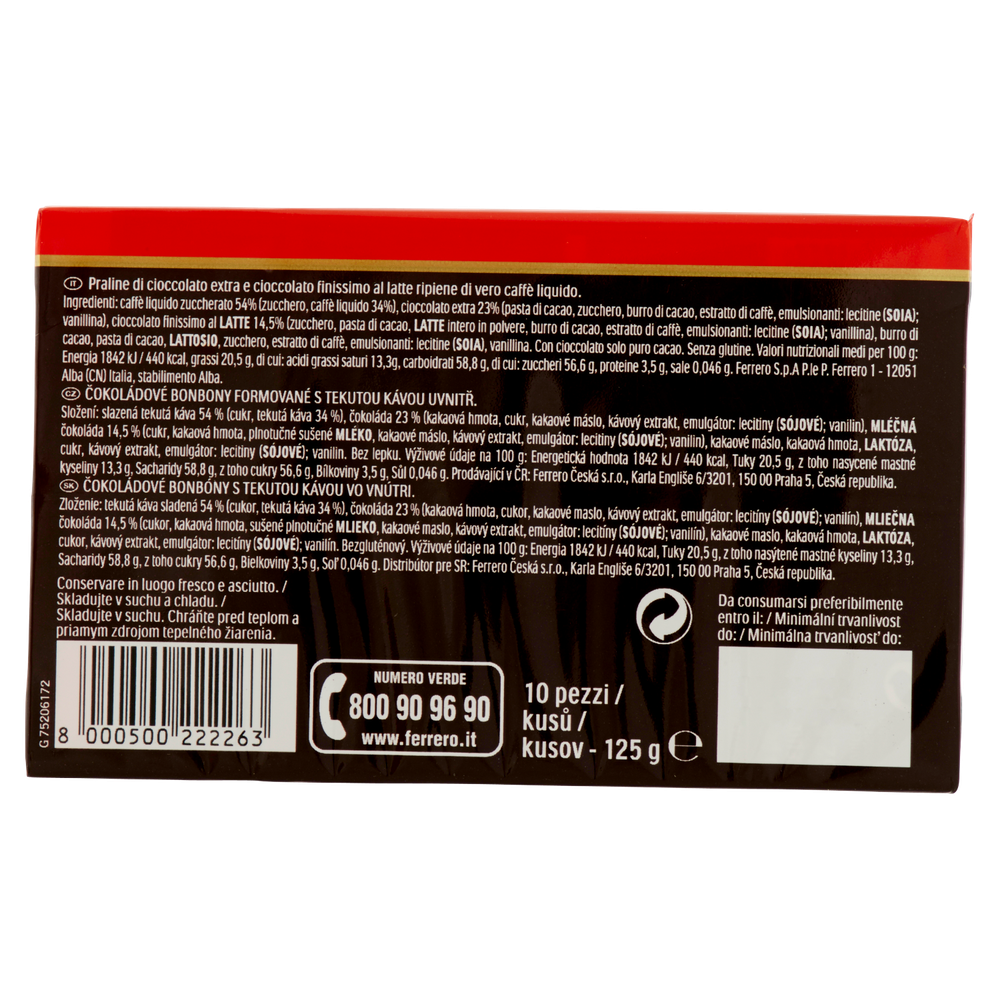 Cioccolatini Con Espresso Classico 10x12,5g Pocket Coffee - Foto 3