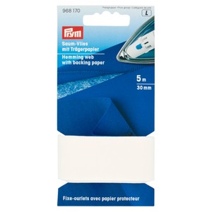 5 Telette Adesive Per Orli Con Carta Di Protezione Mm.30 X Mt.5 Prym - Foto 1