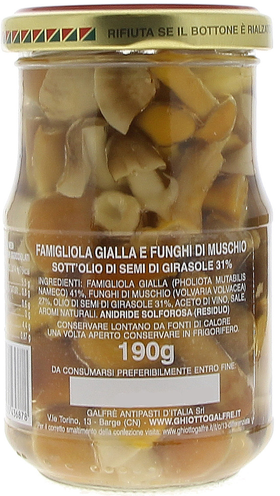Funghi In Olio Di Girasole Galfre' - Foto 2
