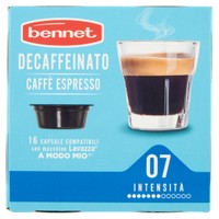 Caffè Decaffeinato Bennet Capsule Compatibili A Modo Mio Conf. Da 16