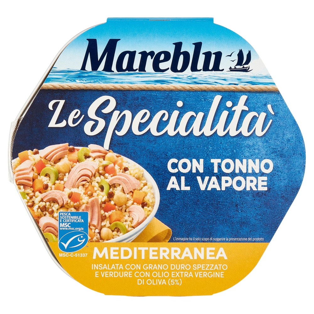 Insalata Mediterranea Le Specialita' Con Tonno Al Vapore Mareblu - Foto 1