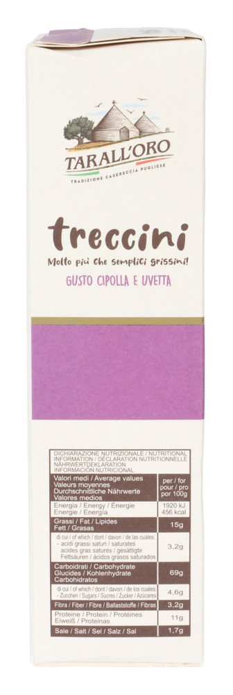 Treccini Cipolla E Uvetta Prodotto Da Forno Tarall'oro - Foto 2