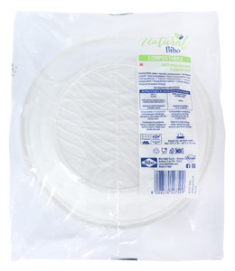 50 Piatti Fondi In Bioplastica Bibo - Foto 3