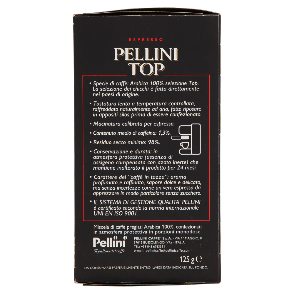 Caffè Espresso Top Arabica 100% In Cialde 18pz Pellini - Foto 2