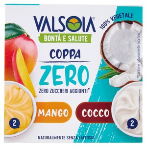 4 Coppe Mango-Cocco Zero Zuccheri Valsoia - Foto 1