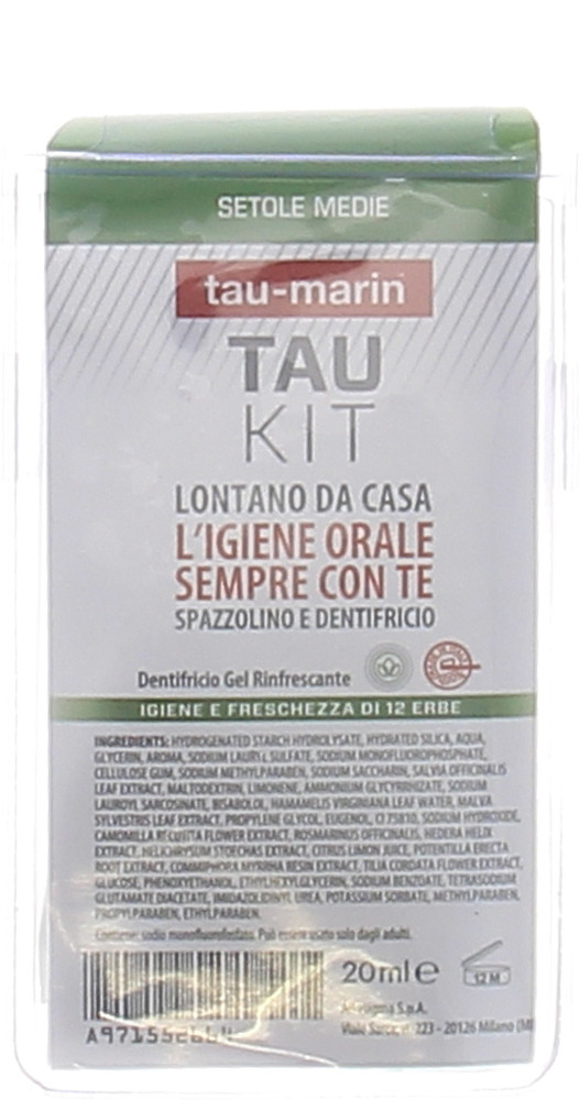 Kit Viaggio Spazzolino Medio + Dentifricio Taumarin - Foto 2