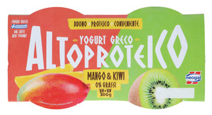 Yogurt Greco Alto Proteico Mango & Kiwi 0% X2 Neogal - Foto 1