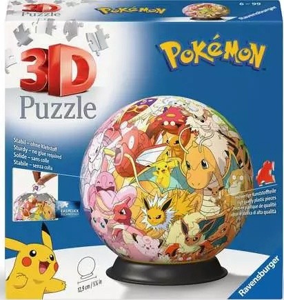 Puzzle 3d Puzzleball Pokemon Ravensburger - Foto 1