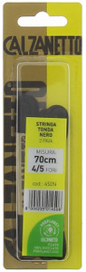 Stringhe Tonde Calzanetto 2 Paia Nero Cm.70 - Foto 1