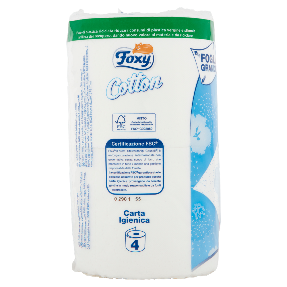 Carta Igienica 5 Veli Cotton Foxy - Foto 2