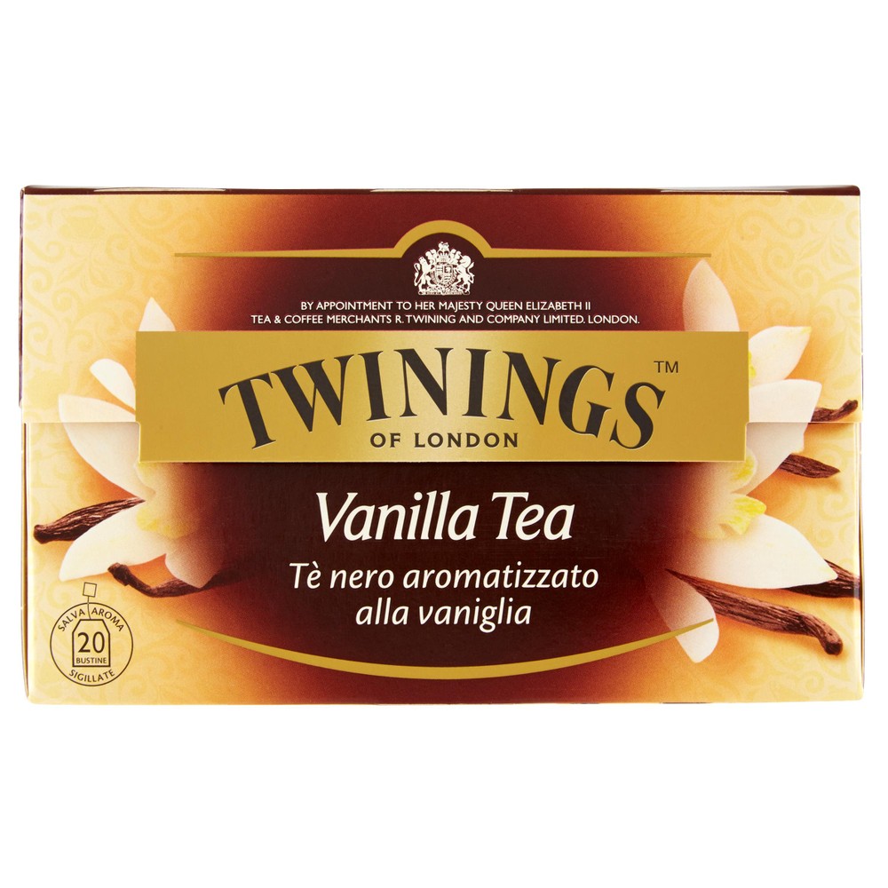 Tè Nero Aromatizzato Vaniglia 20 Filtri Twinings - Foto 1
