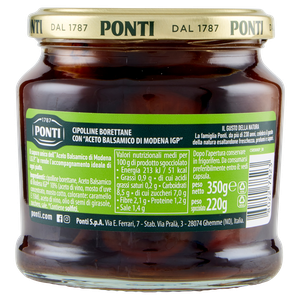 Cipollette All  Aceto Balsamico Di Modena I.G.P  Peperlizia Ponti