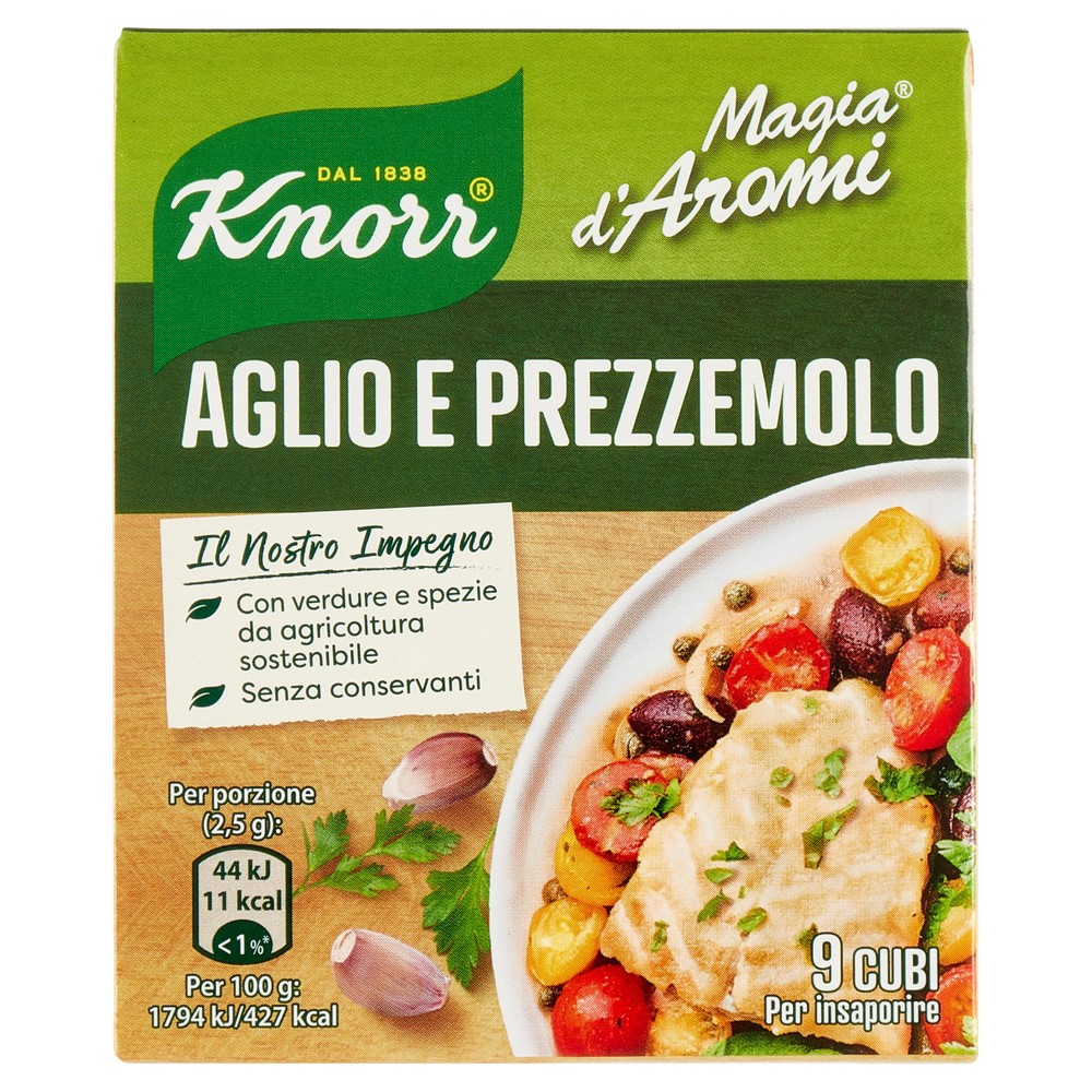 Insaporitore Con Aglio E Prezzemolo Sminuzzati In Tavolette Knorr - Foto 1