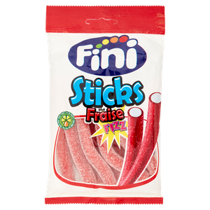 Caramelle Gommose Sticks Fraise Fizz 165g Gusto Fragola Fini - Foto 1