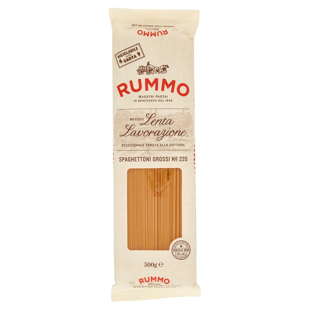 Spaghettoni Grossi N.220 Pasta Di Semola Di Grano Duro Rummo - Foto 1