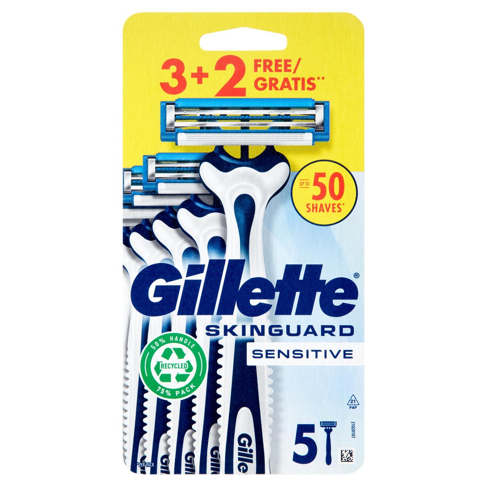 Rasoio Usa & Getta Skinguard Gilette 3+2