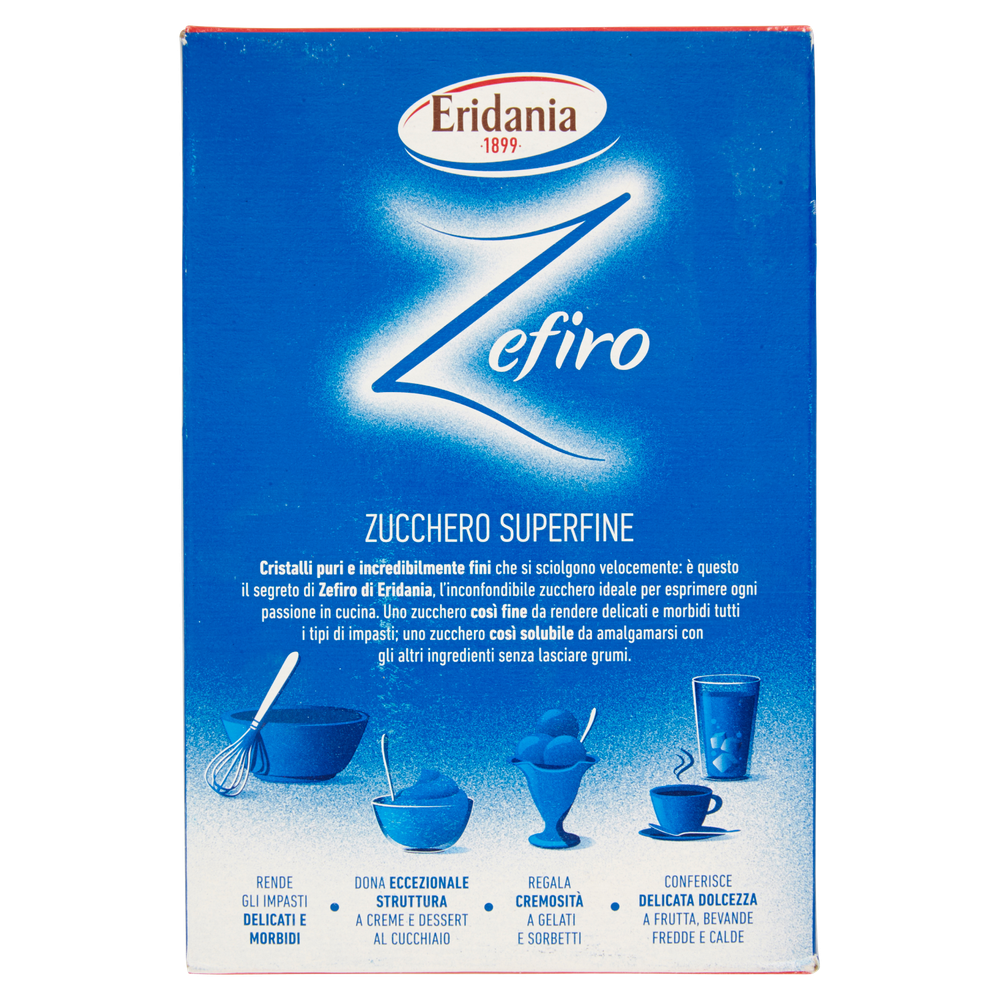 Zucchero Bianco Superfine Zefiro In Cristalli Puri Eridania - Foto 3