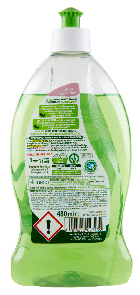 Detersivo Per Piatti Lime E Mela Winni's - Foto 3