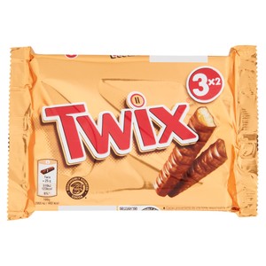 Twix Barretta Snack Al Cioccolato Con Biscotto E Caramello 3x50g