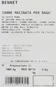 Carne Macinata Per Ragu' Di Bovino Adulto/Suino - Foto 3