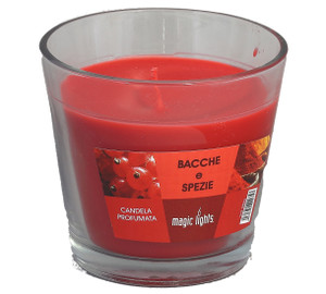 Candela Bicchiere Profumo Bacche E Spezie - Foto 1