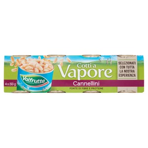 Fagioli Cannellini Cotti Al Vapore 4x140g Valfrutta - Foto 1