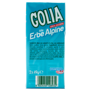 Caramelle Dure Erbe Alpine Eucaliptolo Senza Zucchero 2x49gr Golia - Foto 2