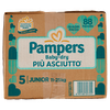 88 Pannolini Baby Dry Junior Quadripack Pampers