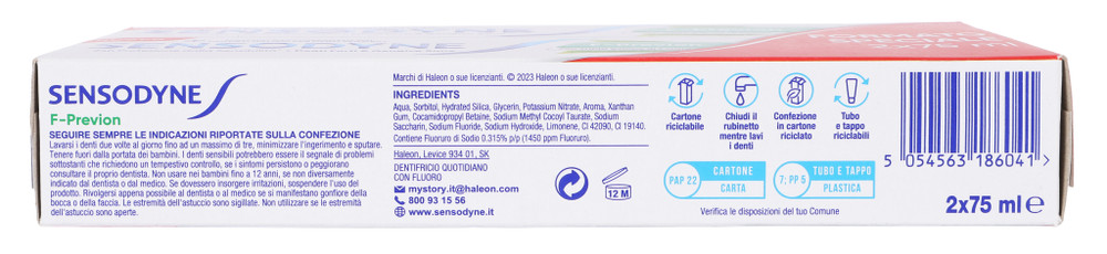 Dentifricio F-Previon Sensodyne X 2 - Foto 2