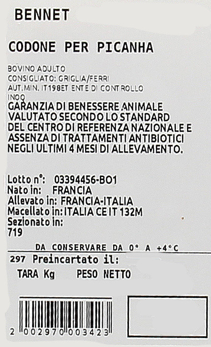 Codone Per Picana Bovino Adulto Filiera Valore Bennet - Foto 3