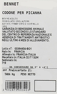 Codone Per Picana Bovino Adulto Filiera Valore Bennet - Foto 3