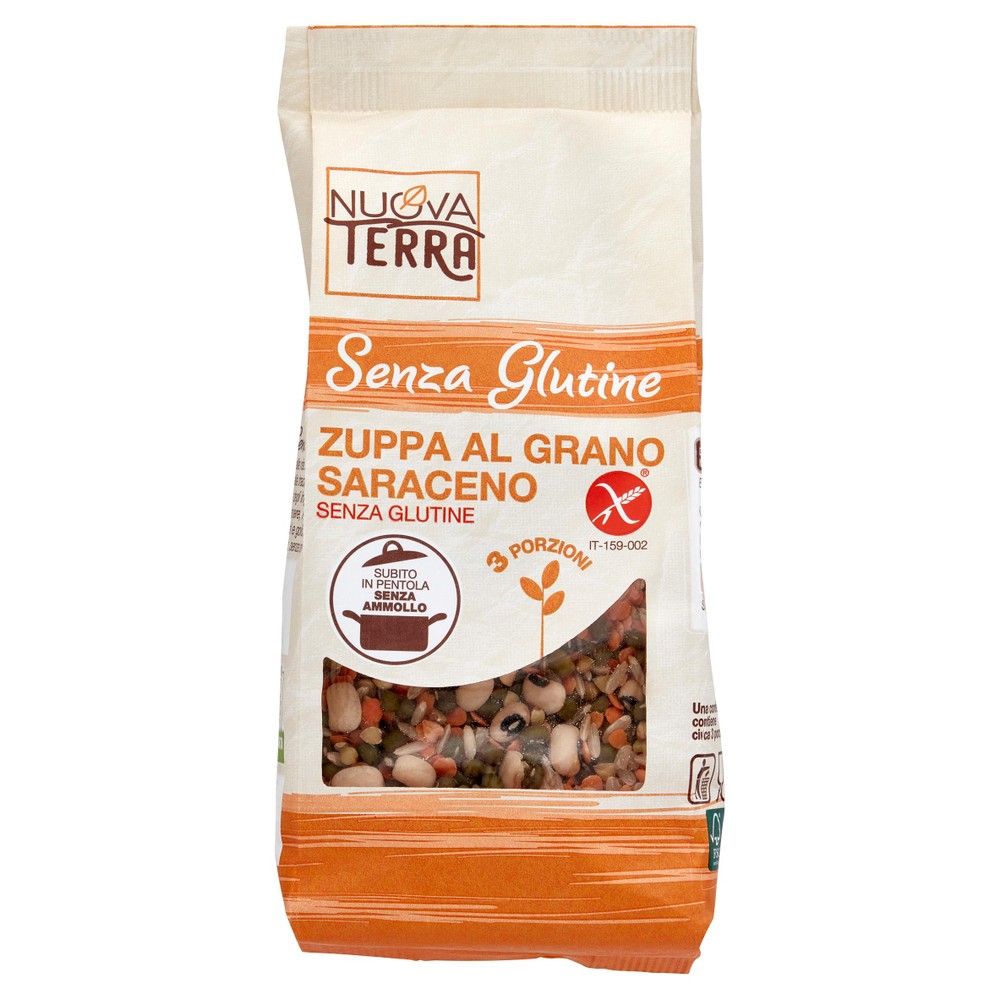 Zuppa Al Grano Saraceno Senza Glutine Nuova Terra - Foto 1