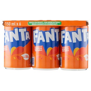 Fanta Orange 6 Lattine Da Cl.15