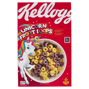Cereali Unicorn Froot Loops Anellini Al Gusto Frutta Kellogg's - Foto 3