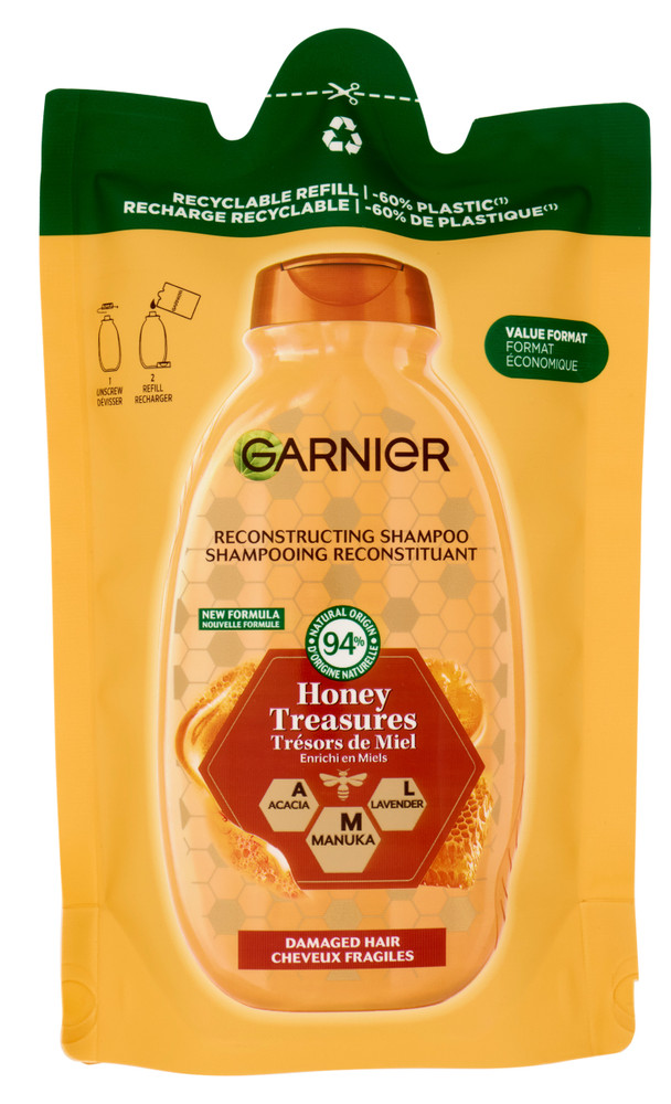 Ricarica Shampoo Tesori Miele Ultra Dolce Garnier - Foto 1