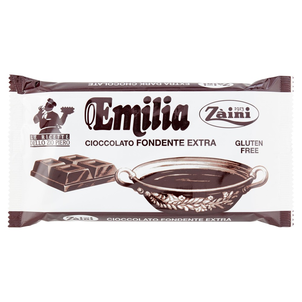 Blocco Cioccolato Fondente Extra Emilia Zaini