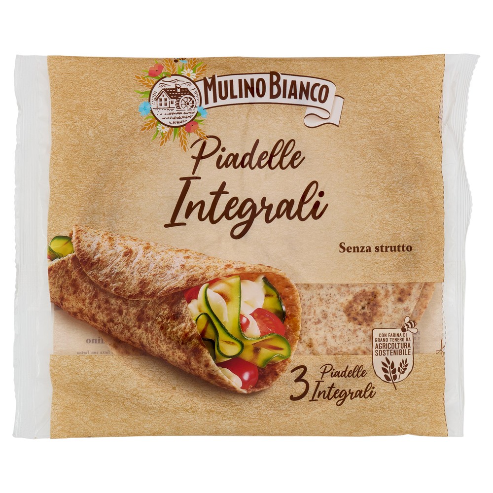 Piadina Piadelle Integrali Mulino Bianco 3pz - Foto 1