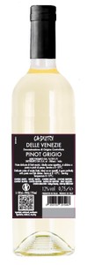 Vino Bianco Pinot Grigio Doc Venezie Caduto - Foto 2