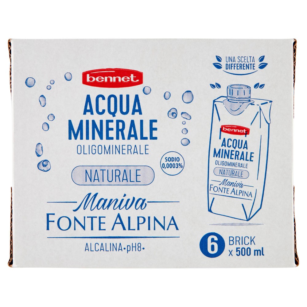Acqua Minerale Brick Bennet Conf. Da 6 - Foto 1