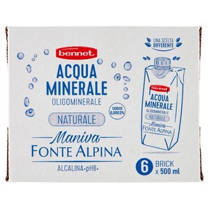 Acqua Minerale Brick Bennet Conf. Da 6 - Foto 1